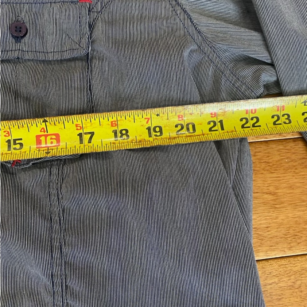 Sovereign Code Striped Blue Shirt - Picture 4 of 7